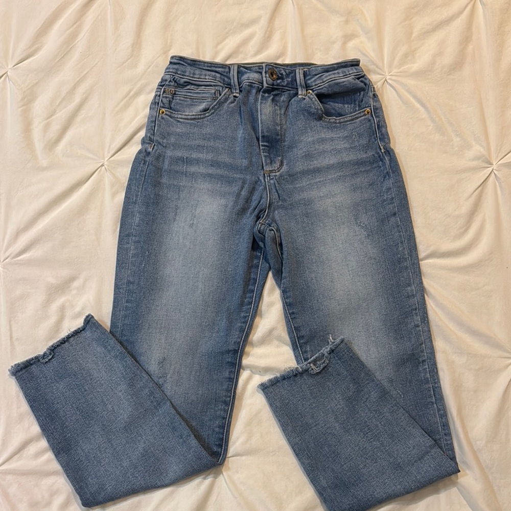 Tractr Blu Distressed Jeans Sz 27